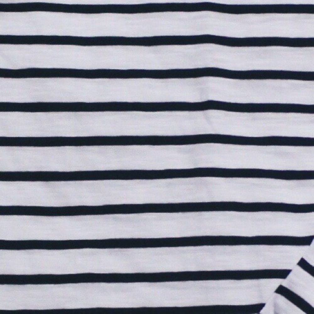 NWT Girls Joe Fresh Navy/White Striped Asym Dress - Picture 7 of 7